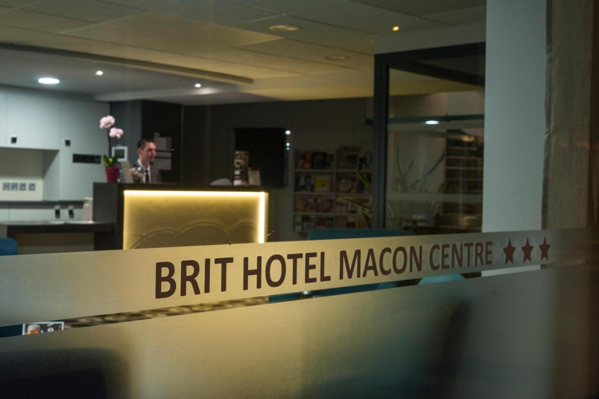 Brit Hotel Macon Centre Gare Exteriör bild